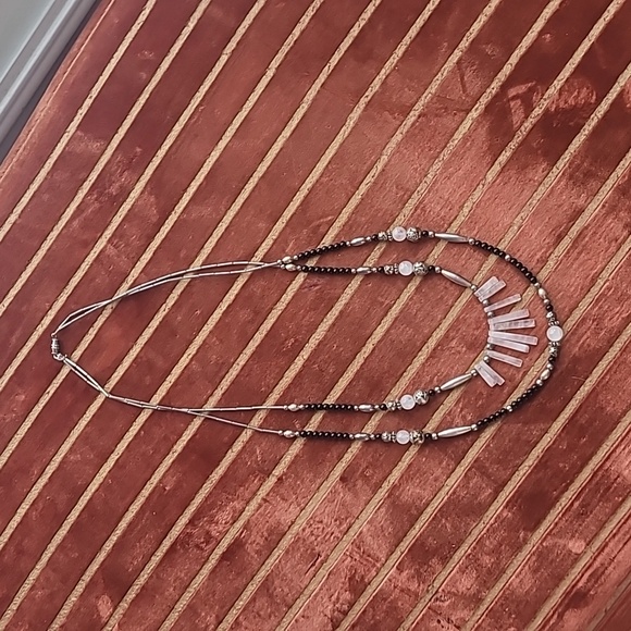 Sterling & Gemstone Statement Necklace - Picture 4 of 15